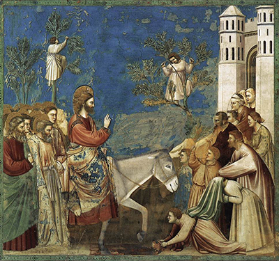 L'Entrée du Christ dans Jérusalem Giotto